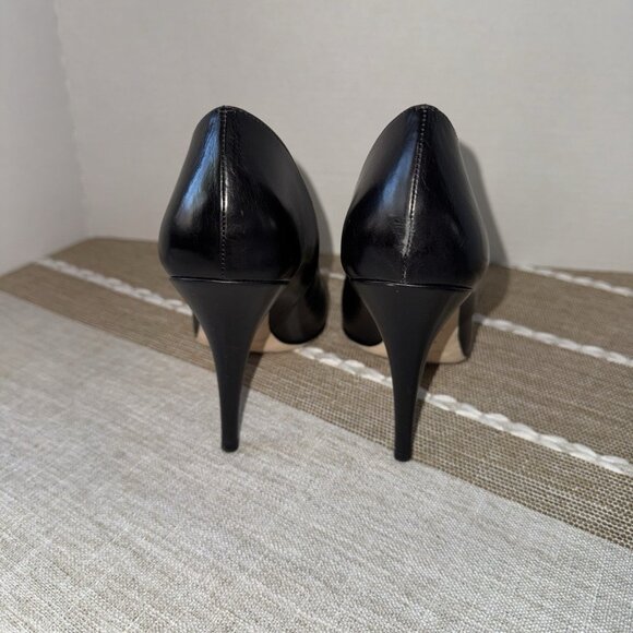Jimmy Choo Romy 85 black kid leather pointy toe pumps - Picture 3 of 6